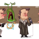 Illustration for article titled Fantastic cartoons show the evolution of famous characters and actors